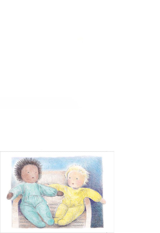 Ansichtkaart Baby slaapt