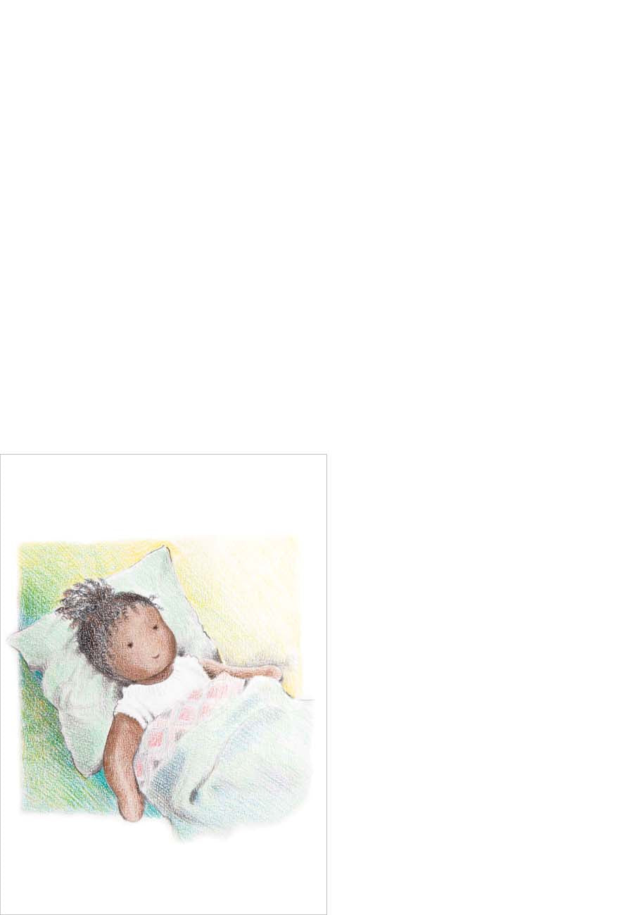 Ansichtkaart Baby slaapt