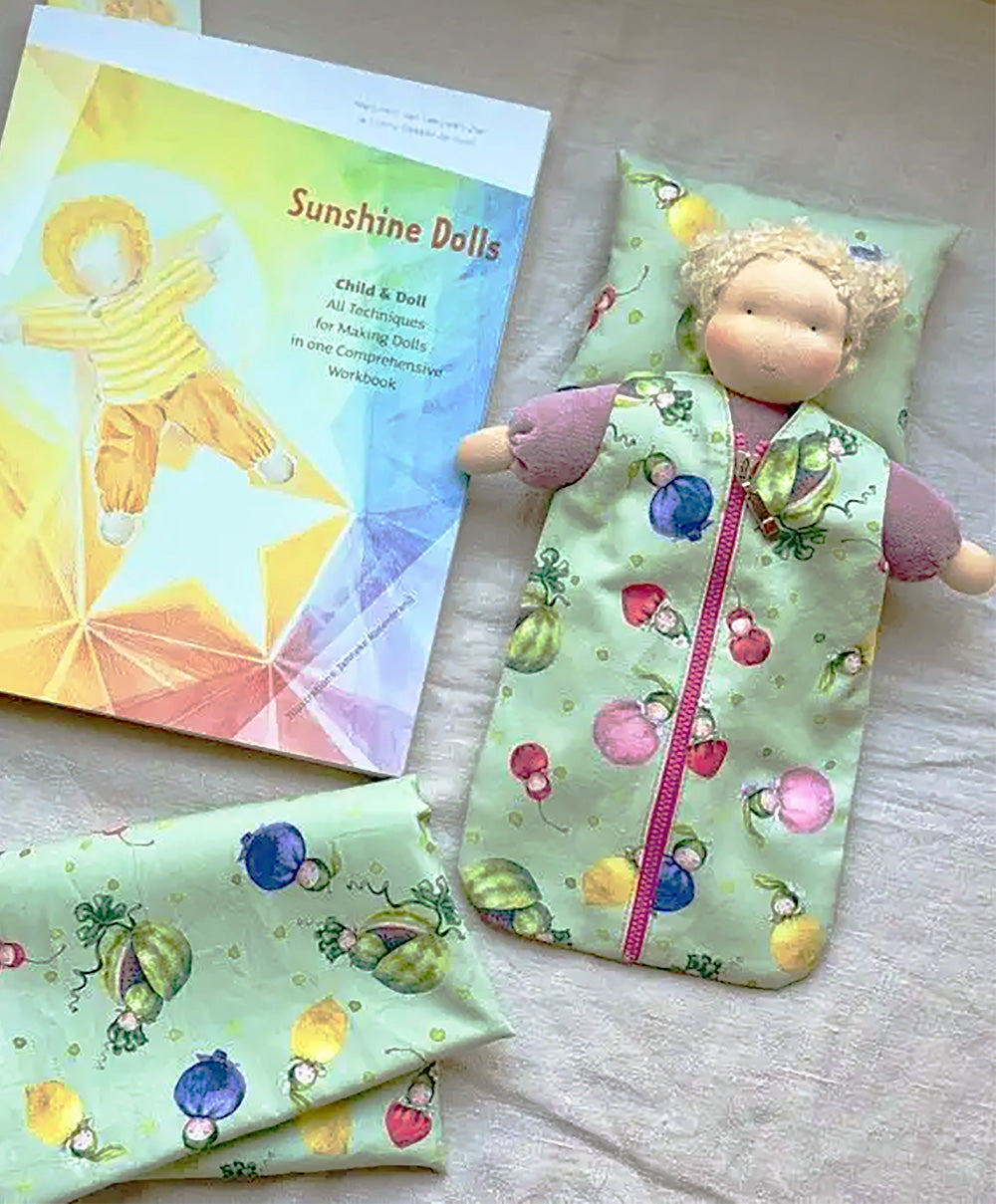Zelfmaakpakket MINI Knuffelpopje met blond haar